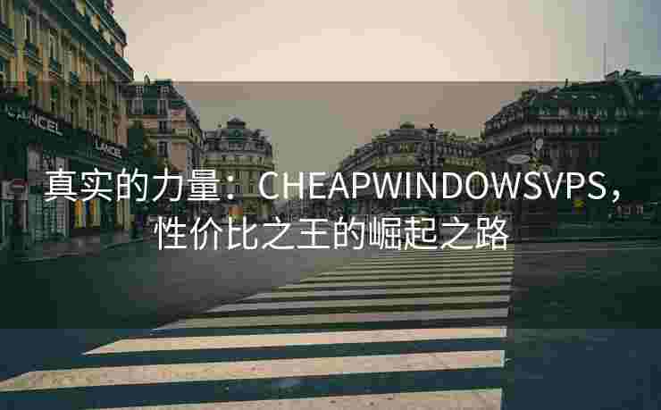 真实的力量：CHEAPWINDOWSVPS，性价比之王的崛起之路