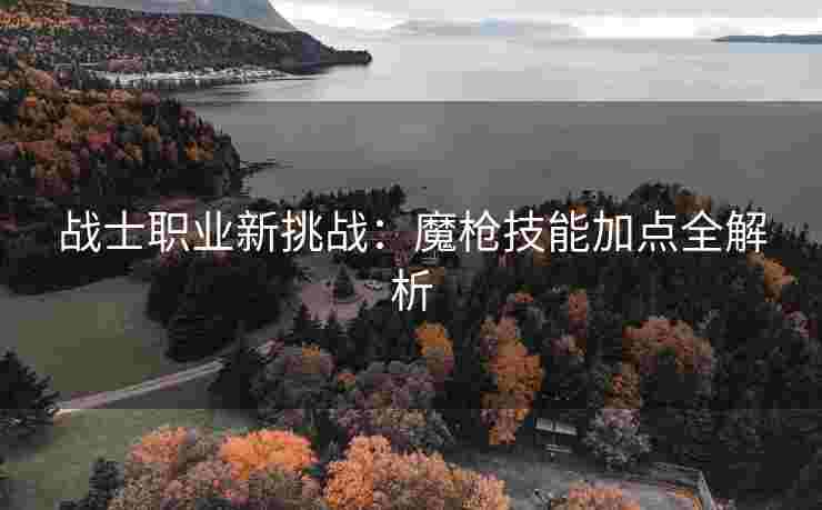 战士职业新挑战：魔枪技能加点全解析
